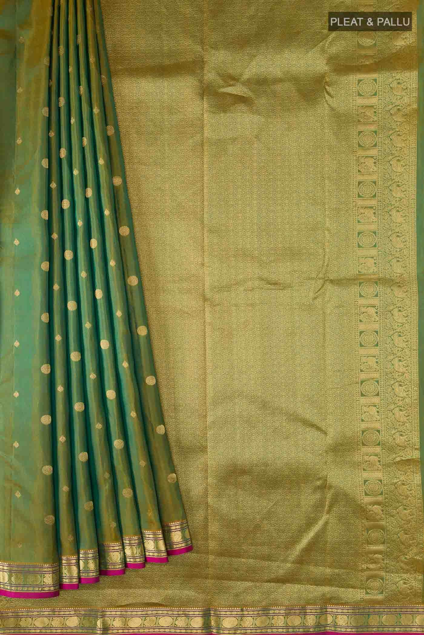 Green Kanchipuram Silk Saree