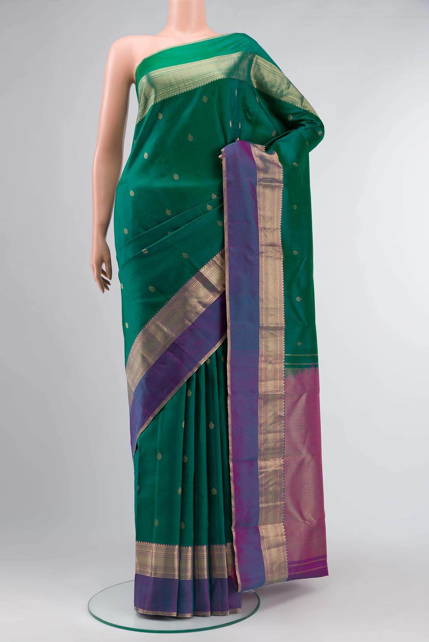 Green Kanchipuram Silk Saree