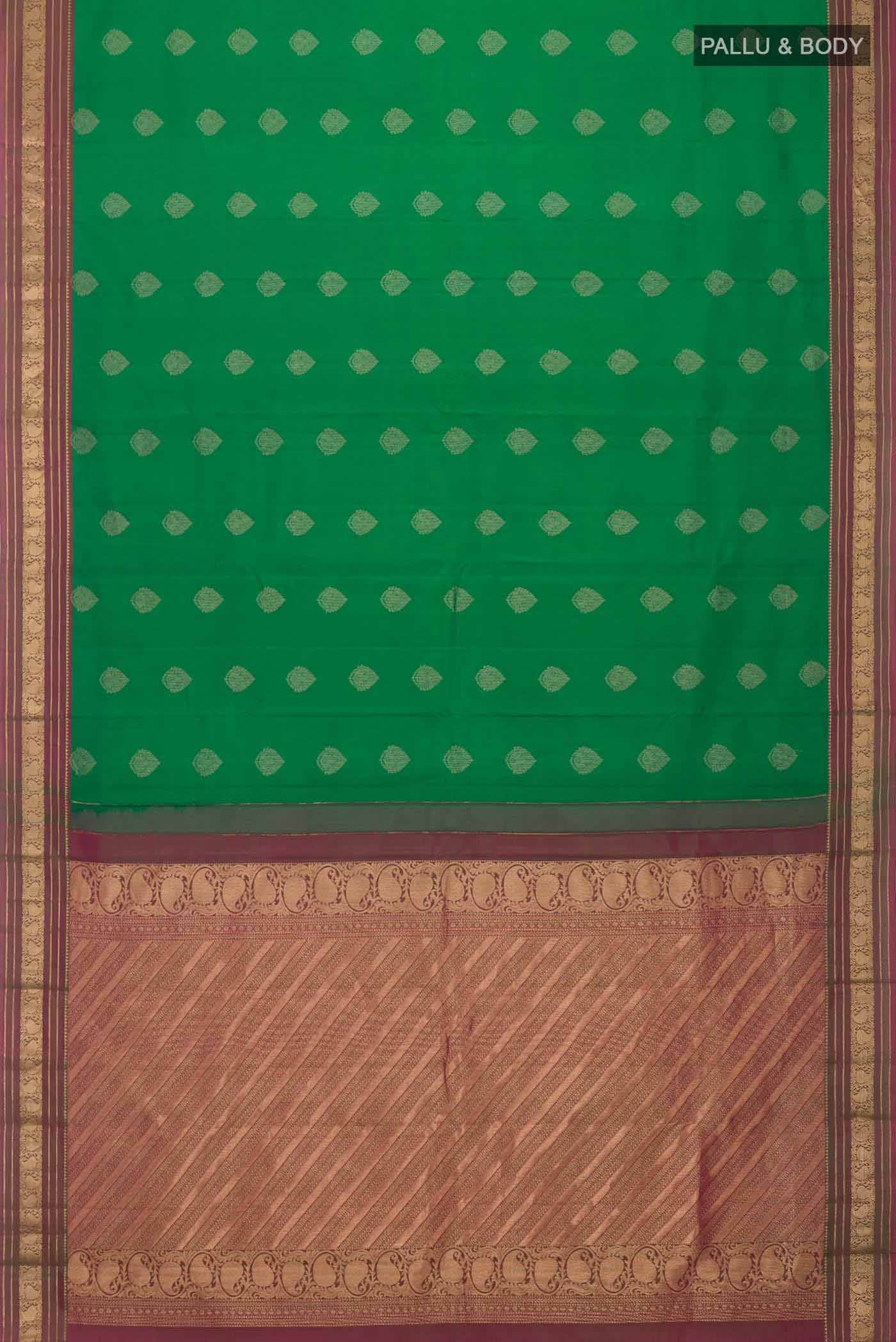 Green Kanchipuram Silk Saree