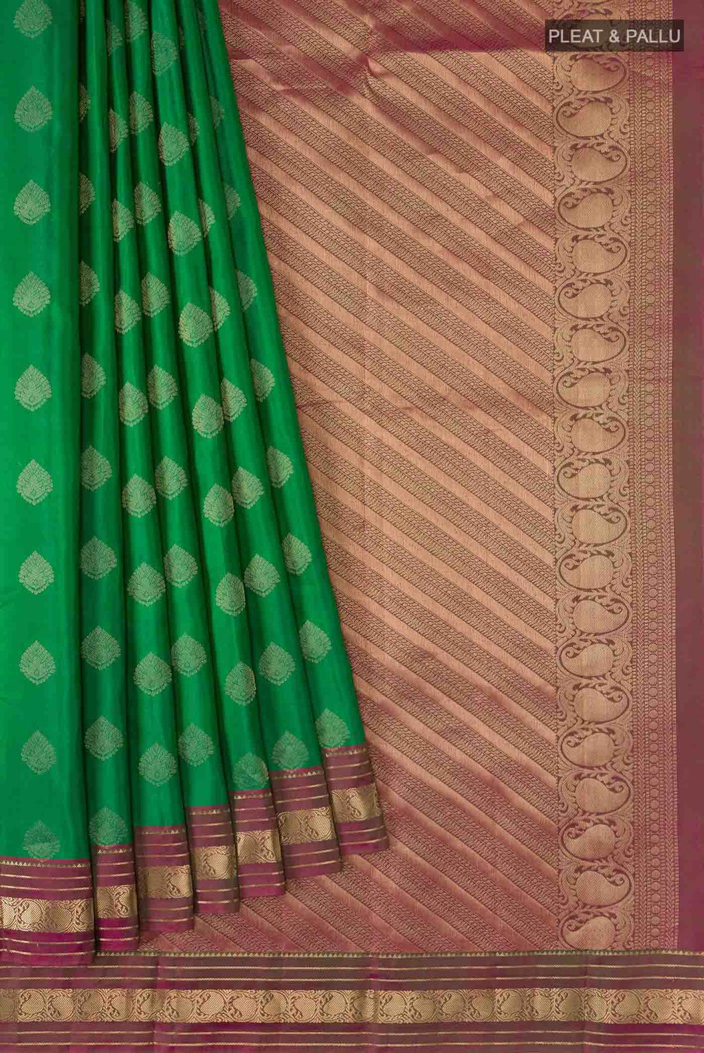 Green Kanchipuram Silk Saree