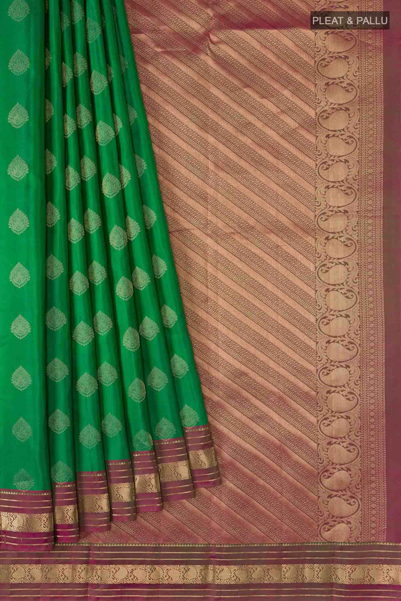 Green Kanchipuram Silk Saree