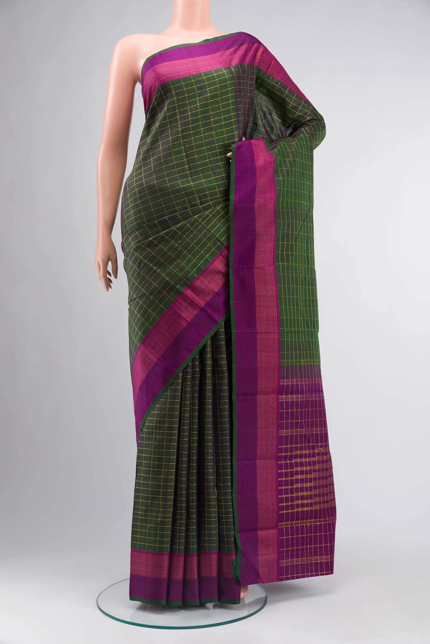 Green Kanchipuram Silk Saree