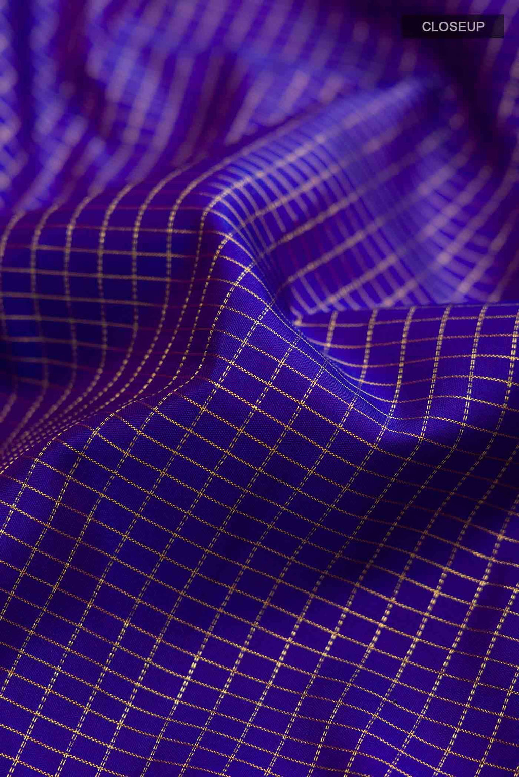 Blue Kanchipuram Silk Saree