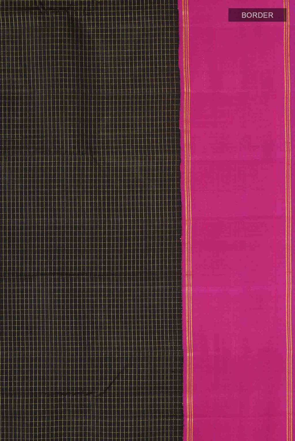 Black Kanchipuram Silk Saree