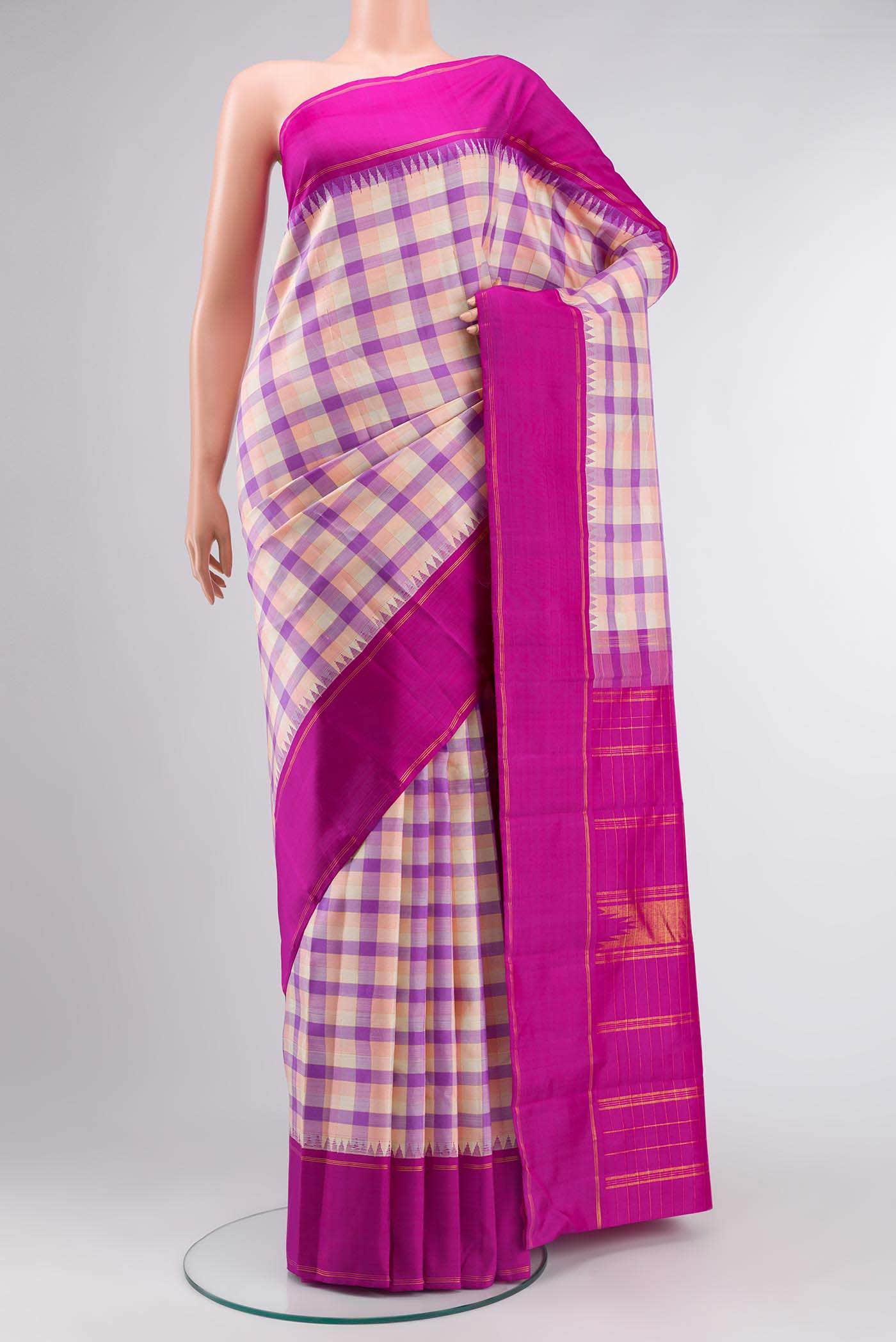 Multi Kanchipuram Silk Saree