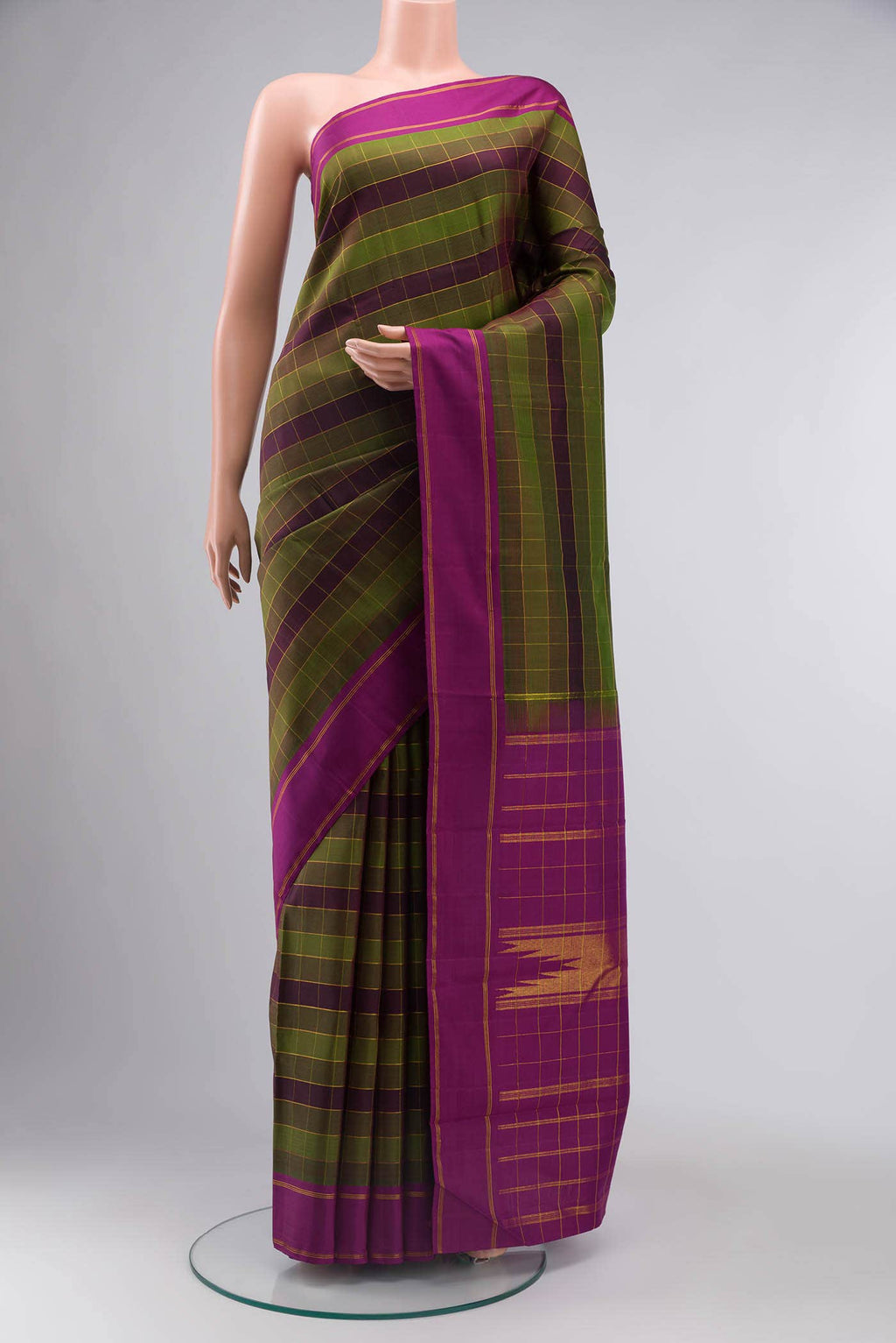 Multi Kanchipuram Silk Saree