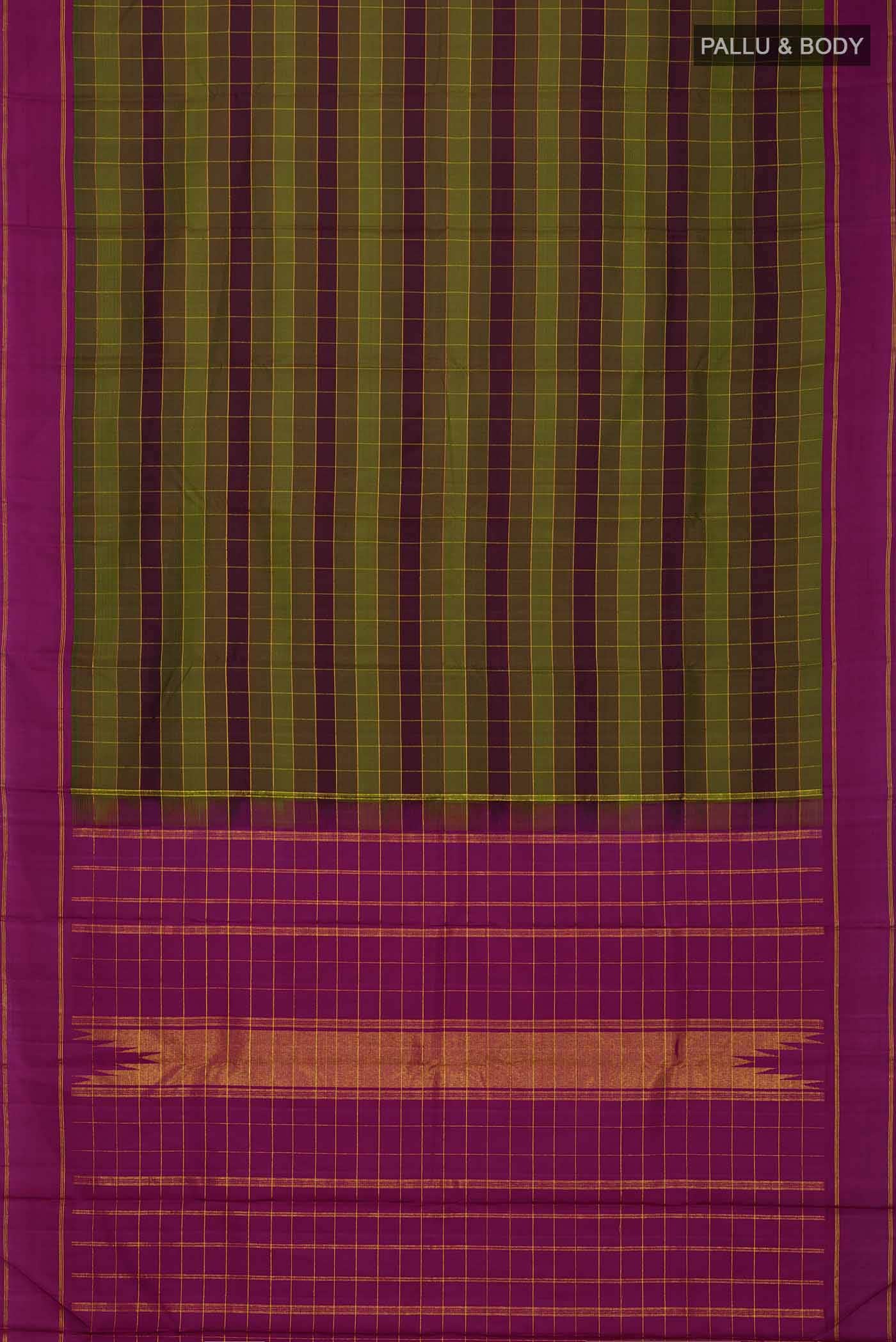Multi Kanchipuram Silk Saree