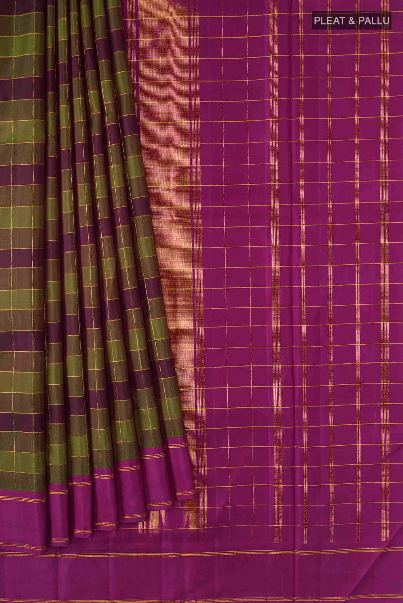 Multi Kanchipuram Silk Saree