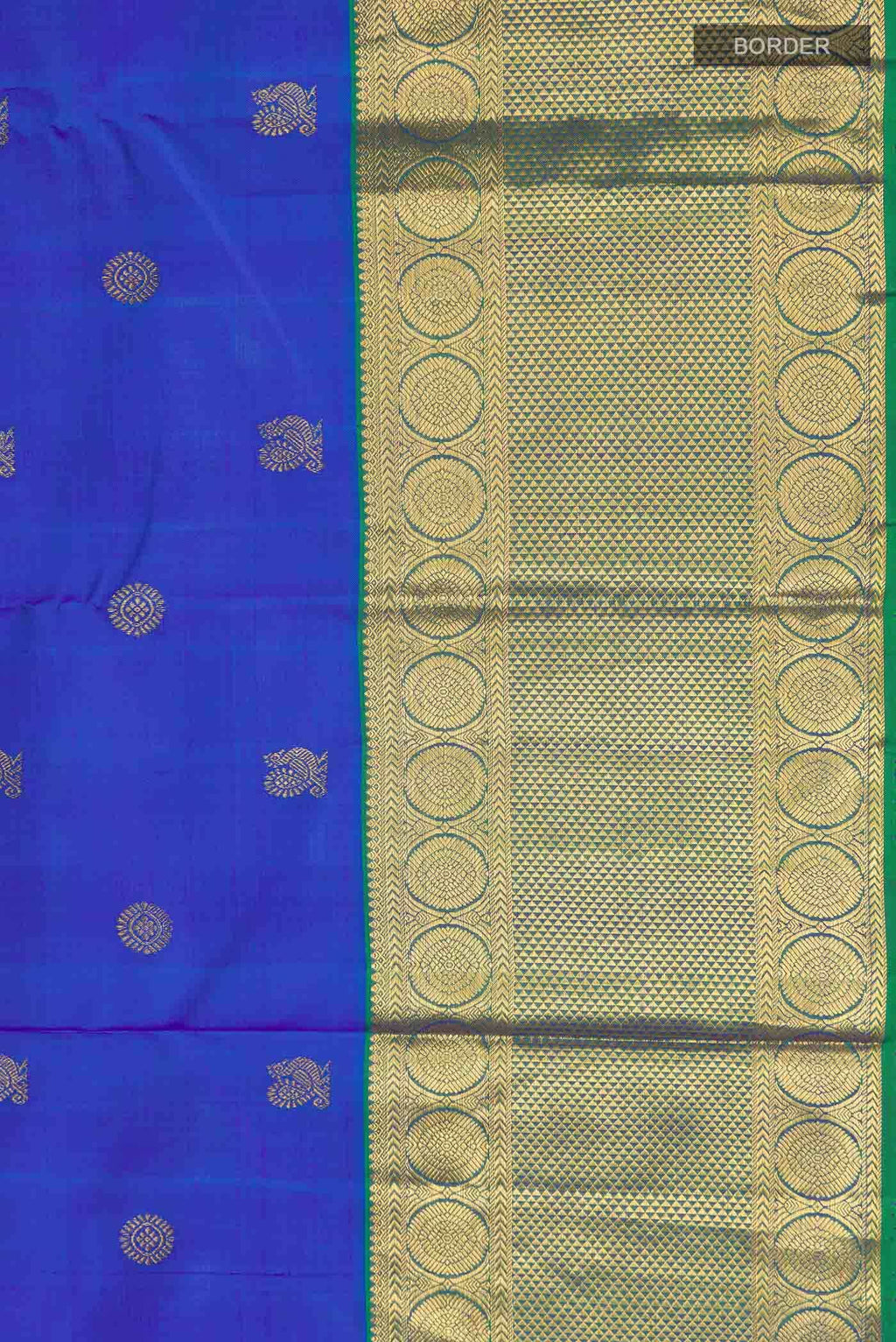 Blue Kanchipuram Silk Saree