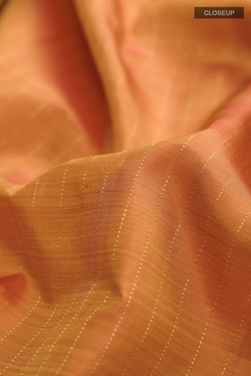 Orange Kanchipuram Silk Saree