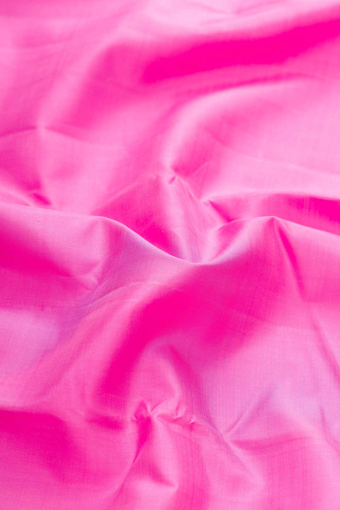 Pure Silk Pure Zari Pink Dual Tone Kanchipuram Saree