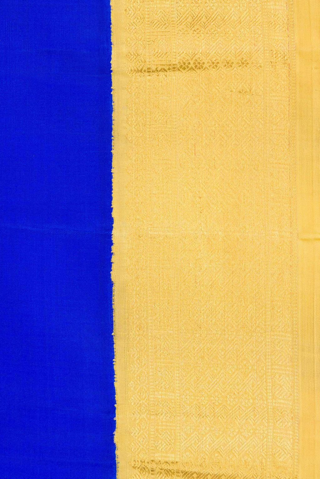 Pure Silk Pure Zari Royal Blue Dual Tone Kanchipuram Saree