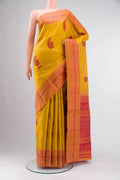 Yellow Kanjivaram Silk Saree