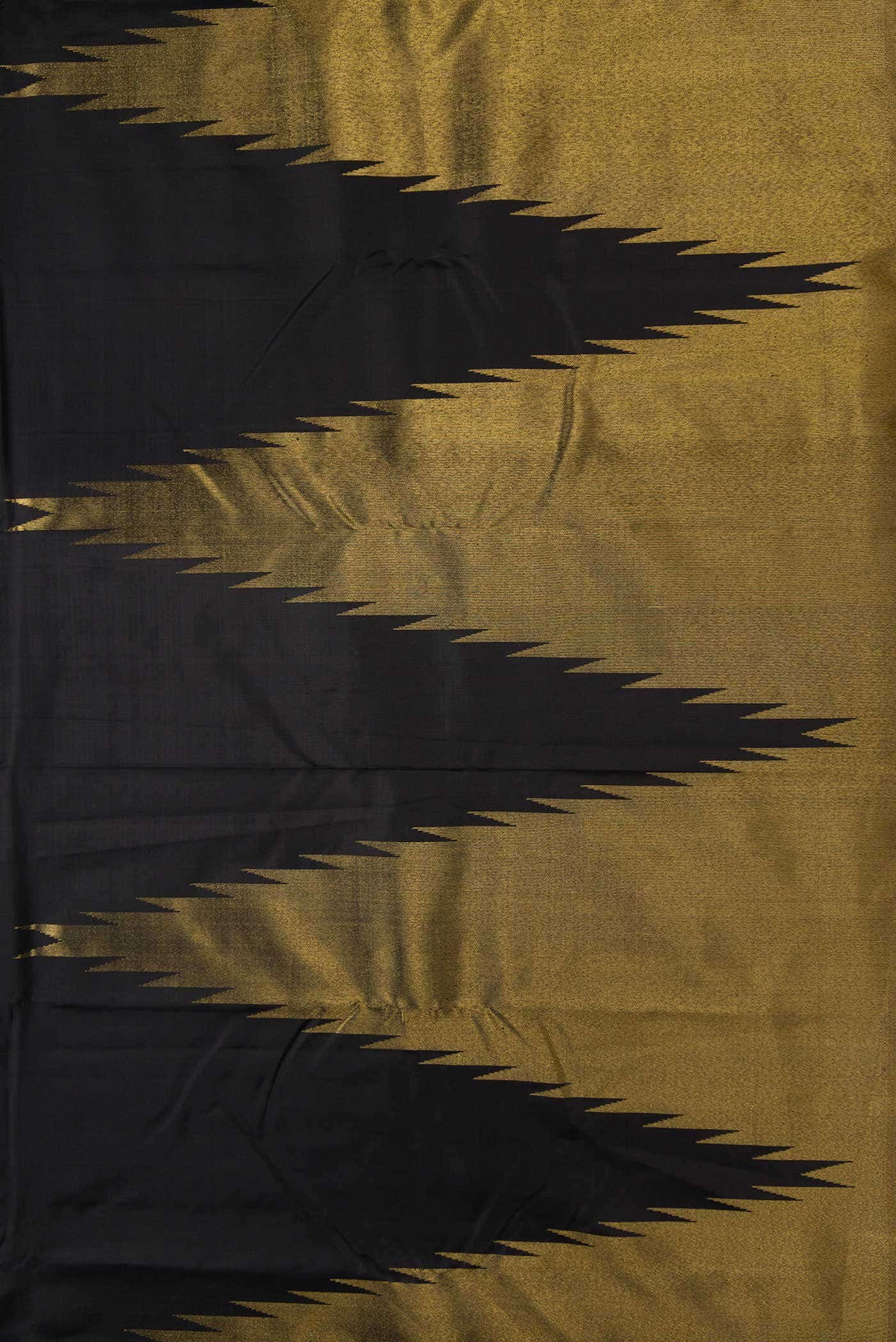 Black Kanchipuram Silk Saree