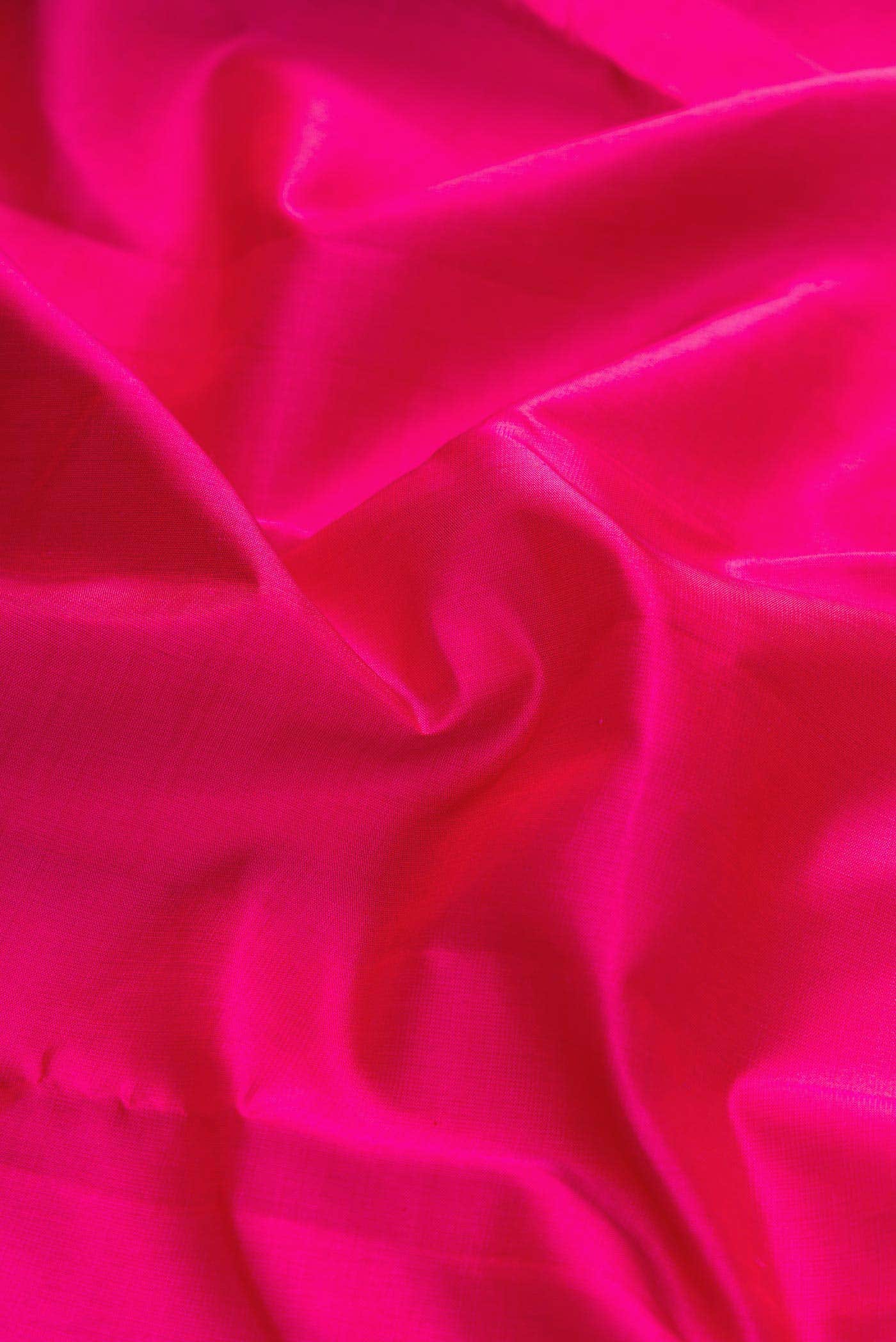 Pure Silk Pure Zari Pink Dual Tone Kanchipuram Saree