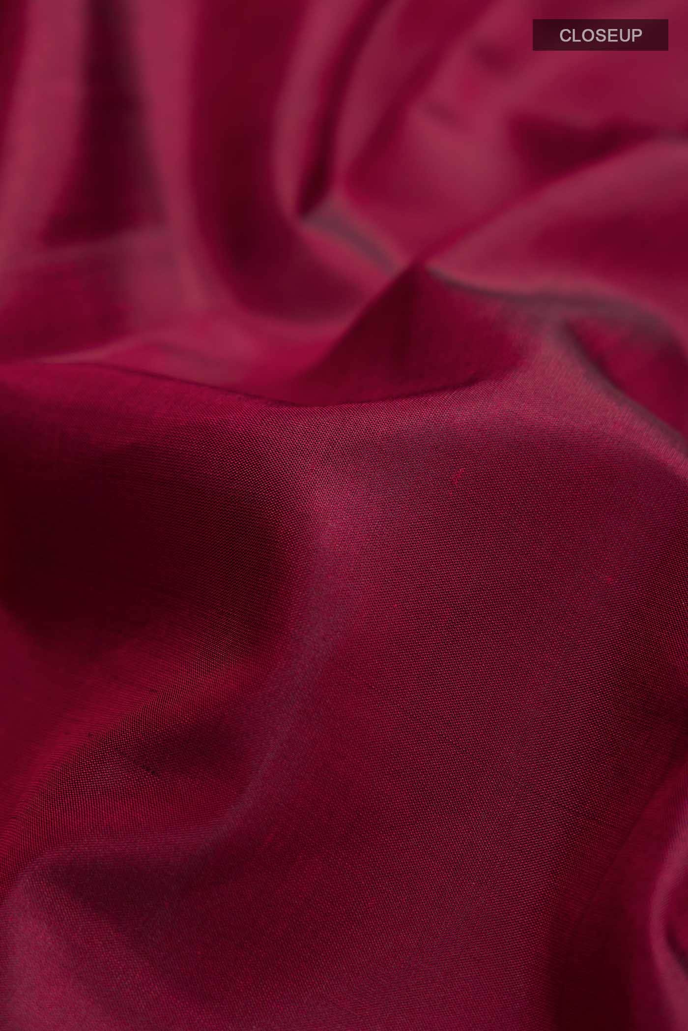 Maroon Kanchipuram Silk Saree