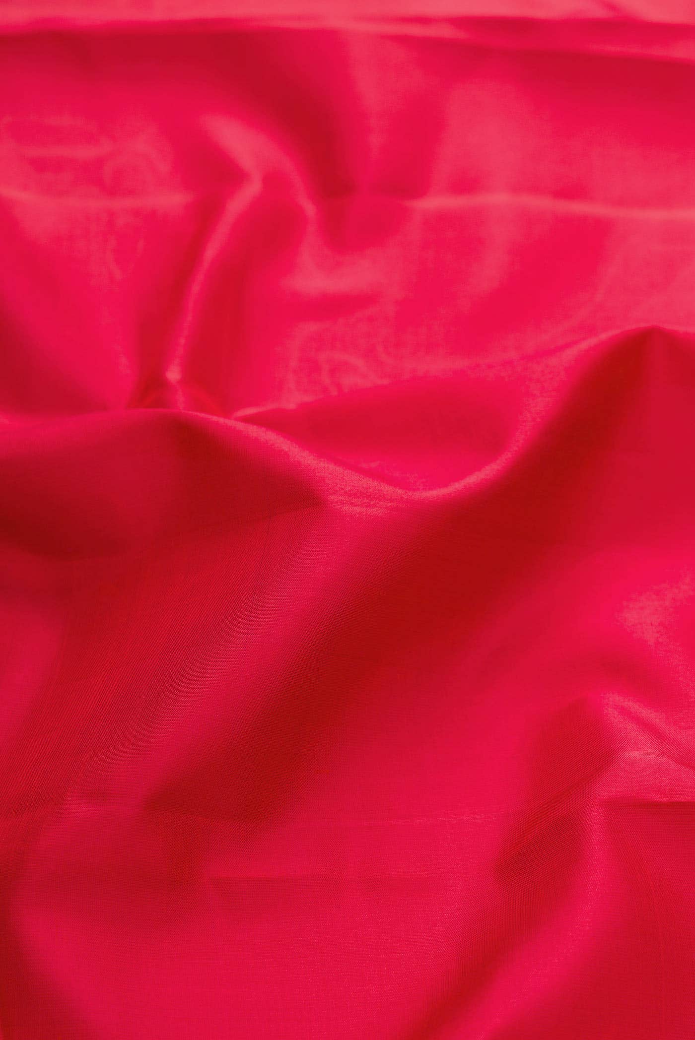 Pure Silk Pure Zari Imperial Red Dual Tone Kanchipuram Saree