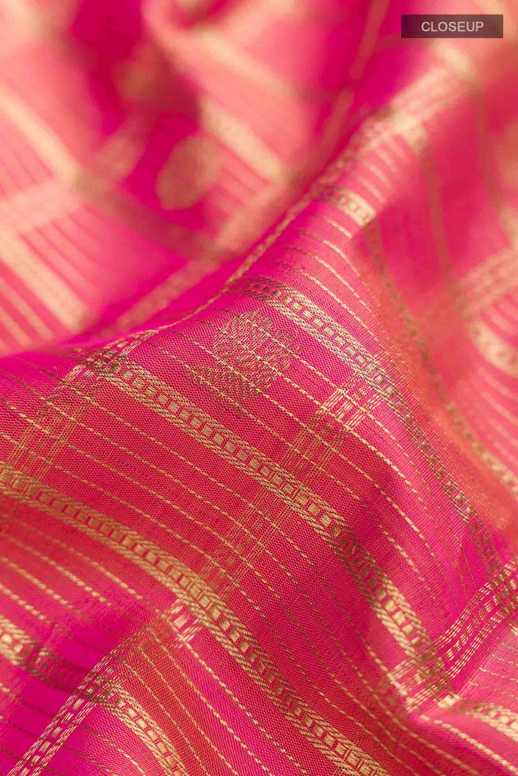 Orange Kanchipuram Silk Saree