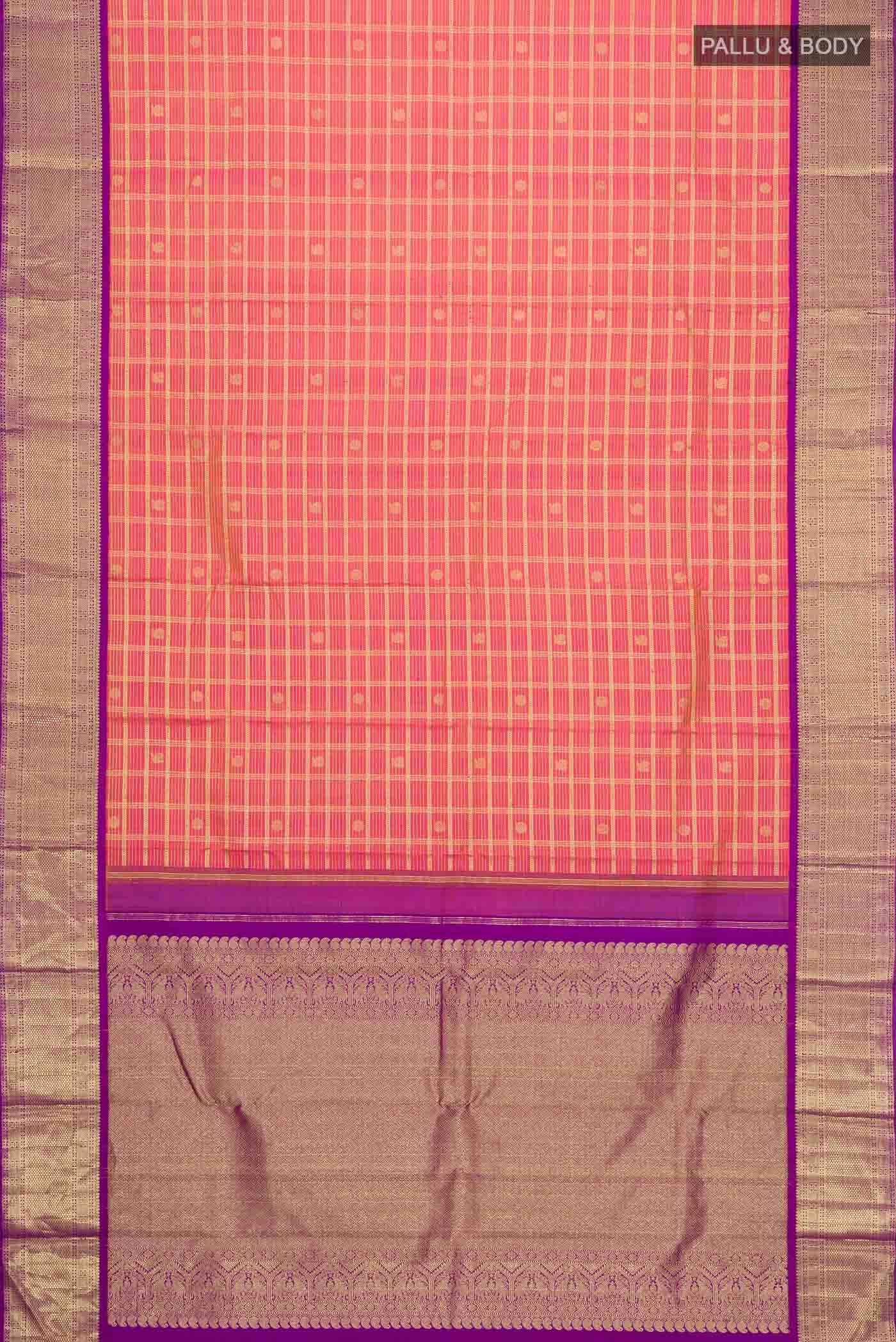 Multi Color Kanchipuram Silk Saree
