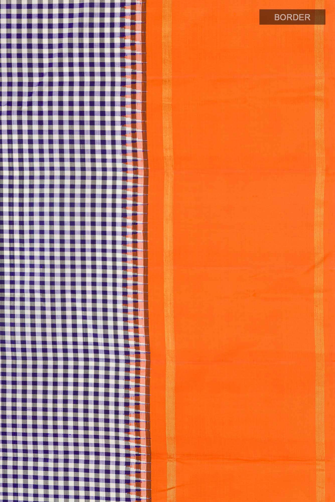 Pure Silk Pure Zari Blue Kanchipuram Saree