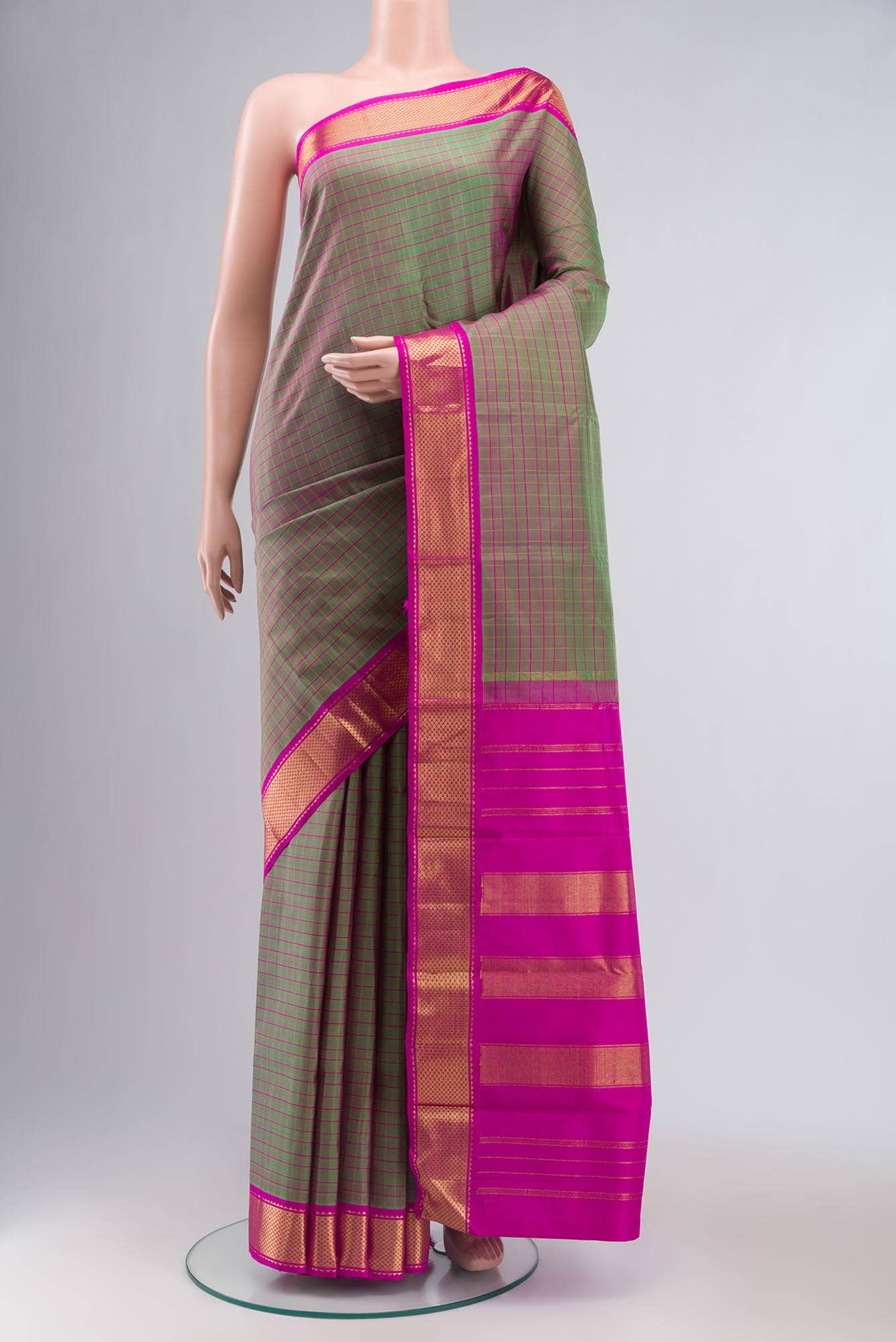 Green Kanchipuram Silk Saree