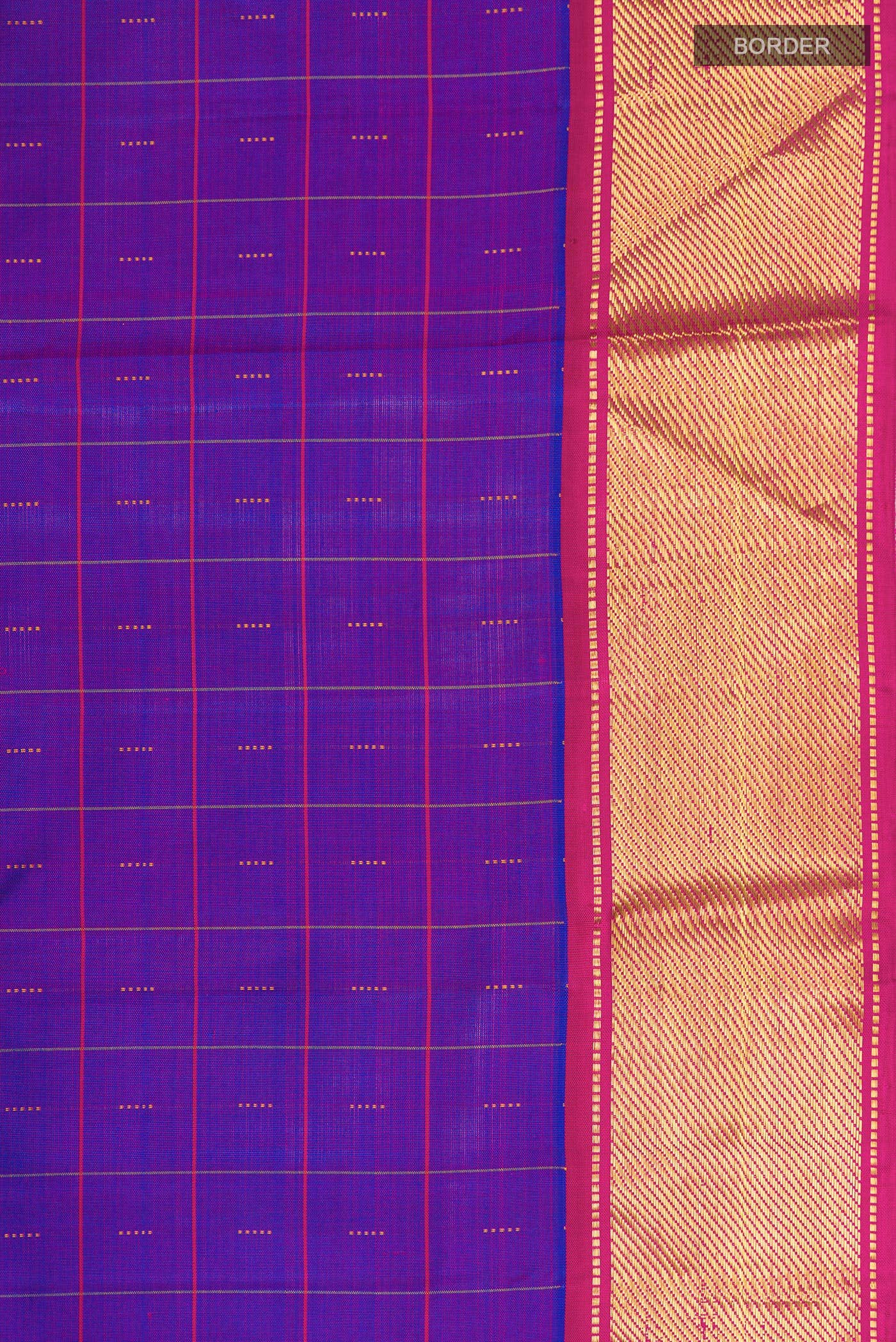 Purple Kanchipuram Silk Saree