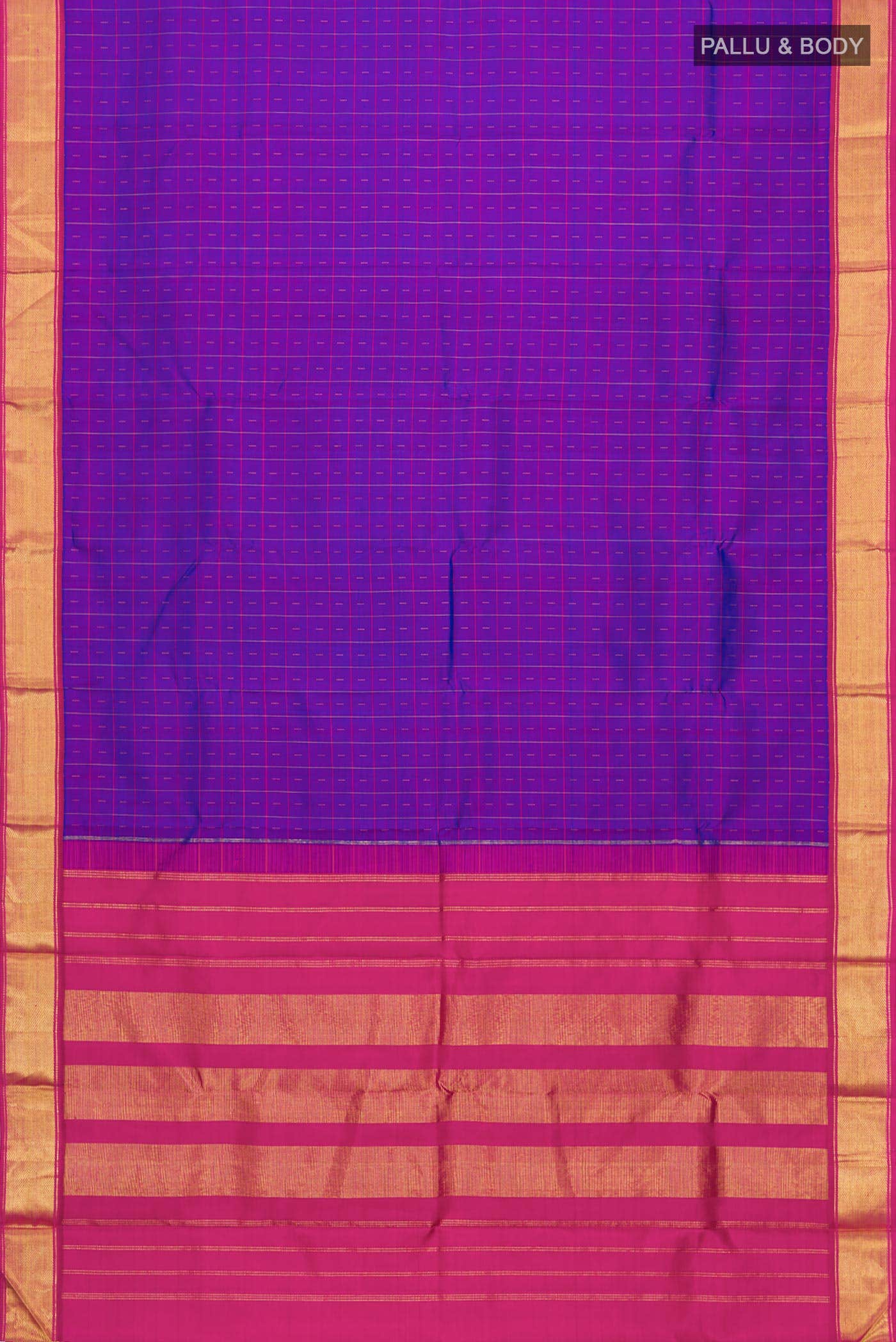 Purple Kanchipuram Silk Saree