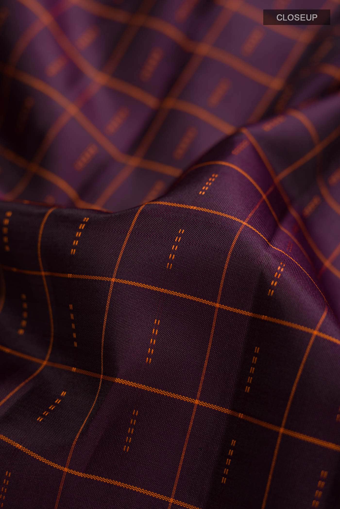 Brown Kanchipuram Silk Saree