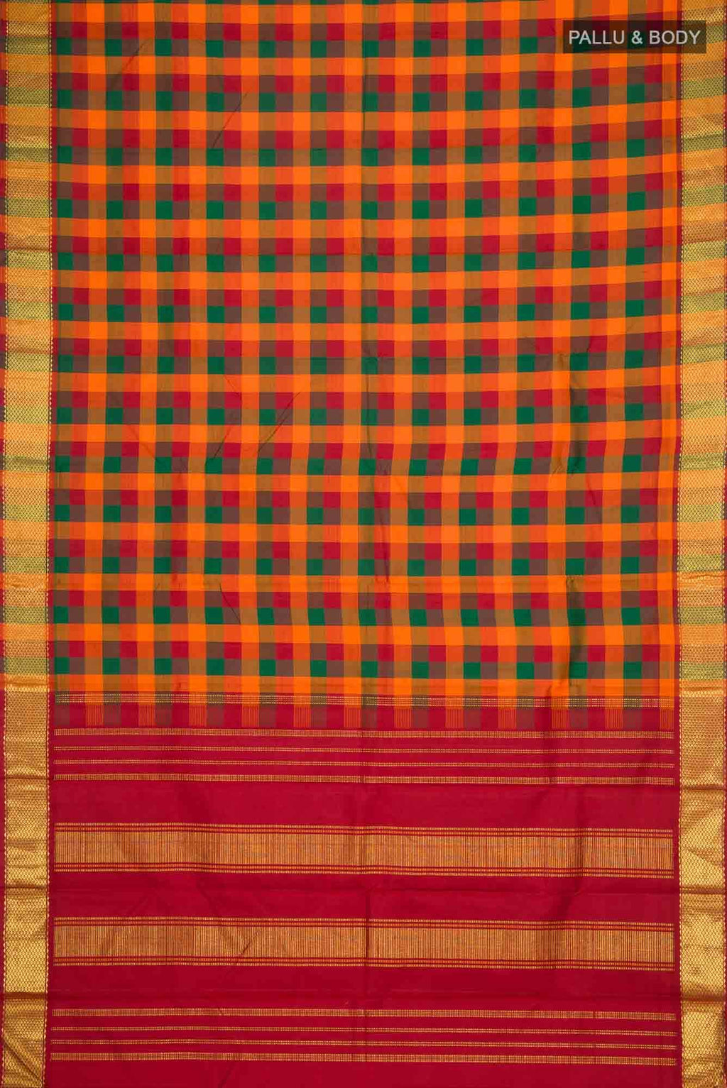 Multi Kanchipuram Silk Saree