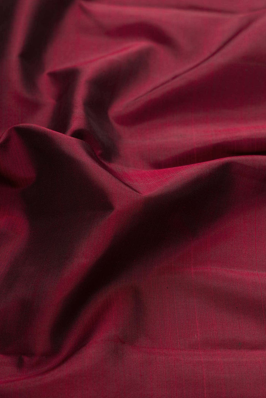 Pure Silk Pure Zari Maroon Dual Tone Kanchipuram Saree