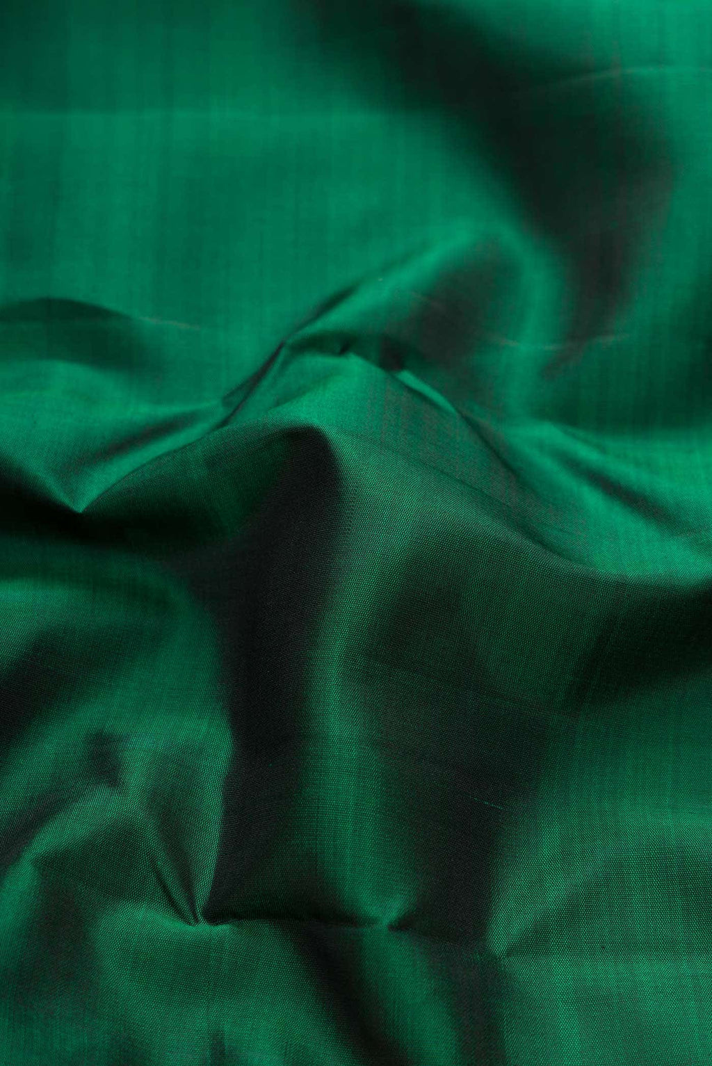 Pure Silk Pure Zari Green Dual Tone Kanchipuram Saree