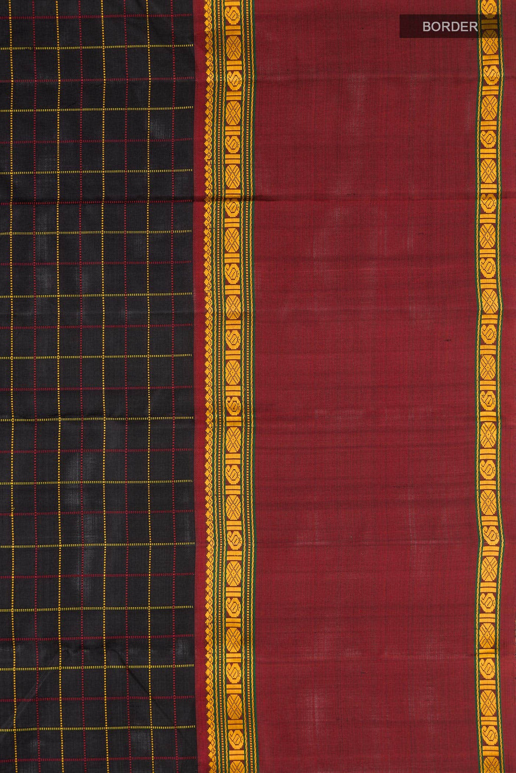 Black Kanchipuram Silk Saree