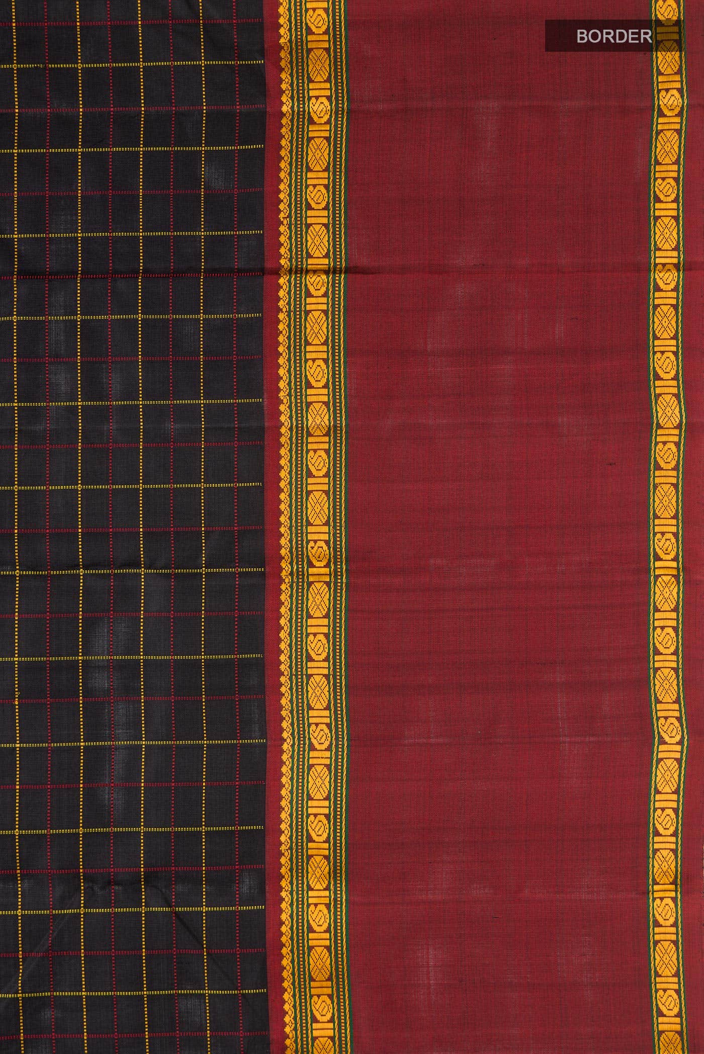 Black Kanchipuram Silk Saree