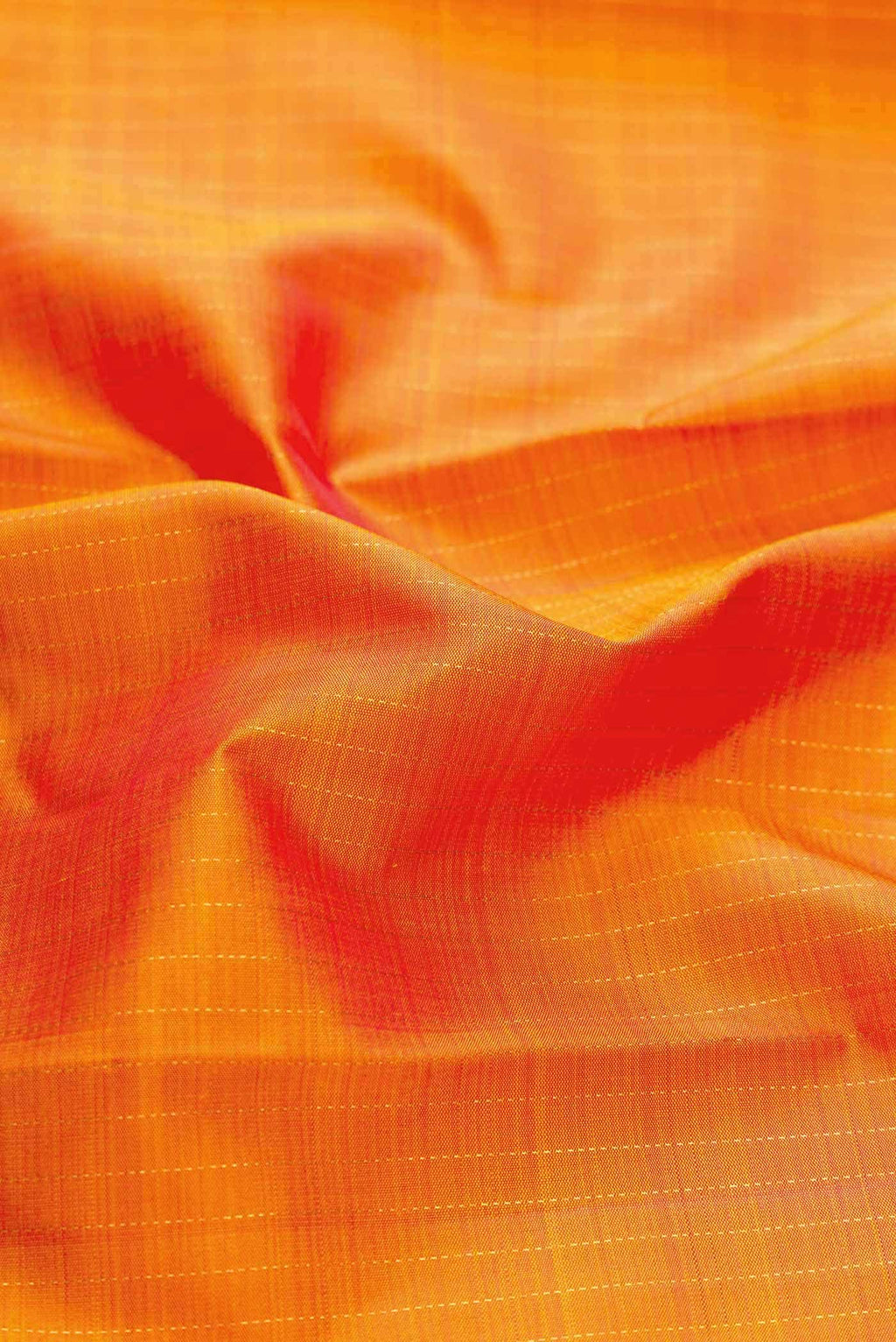 Pure Silk Pure Zari Mustard Dual Tone Kanchipuram Saree