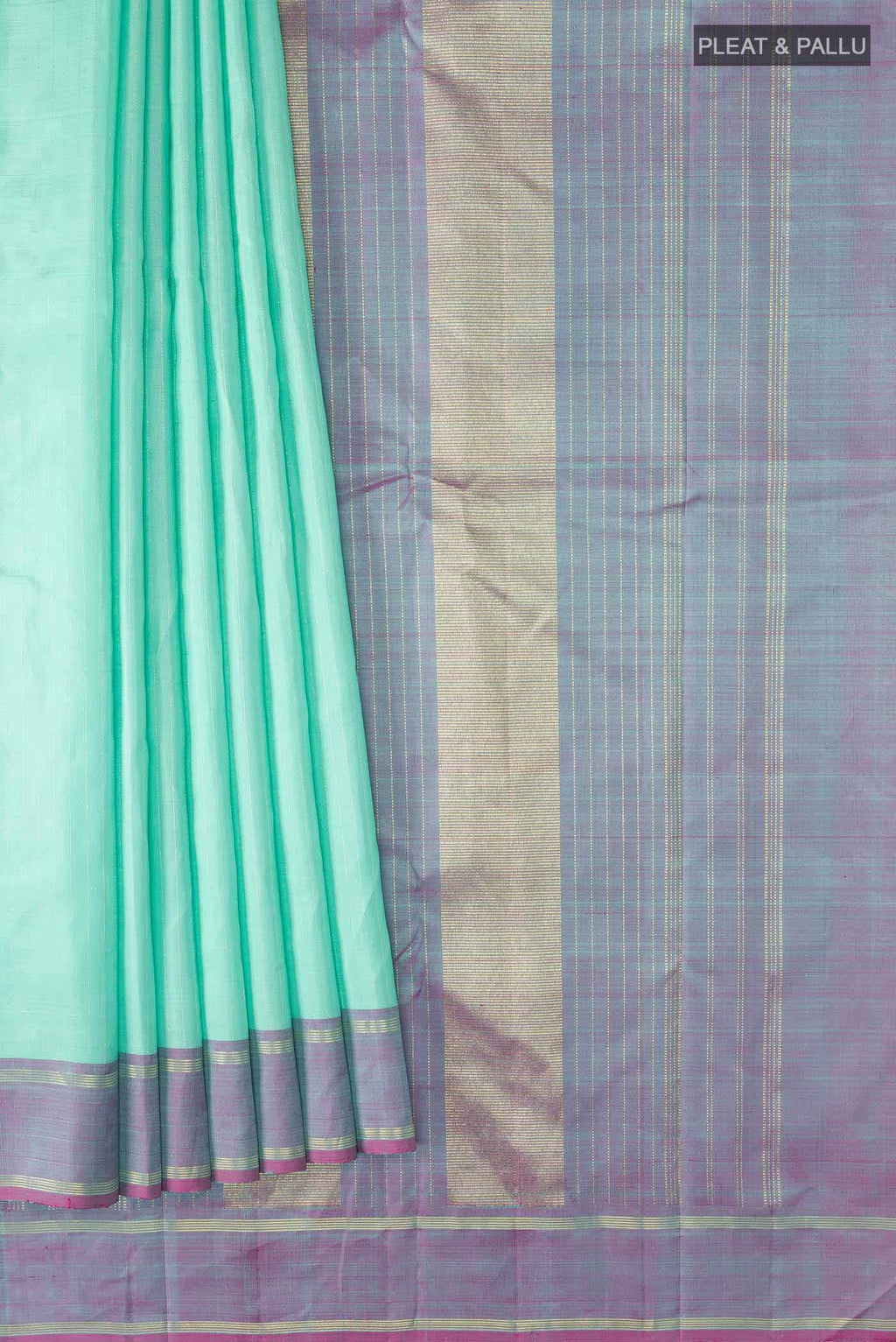 Blue Kanchipuram Silk Saree