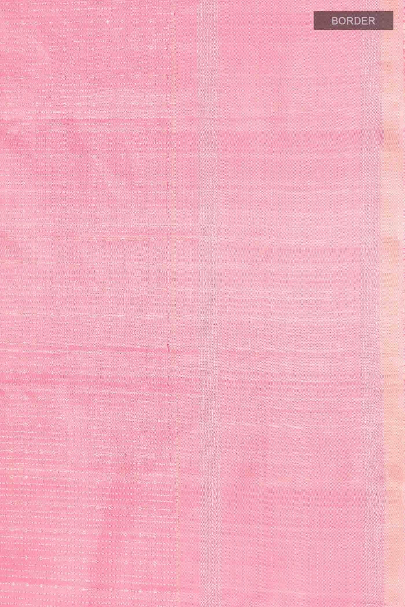 Pink Kanchipuram Silk Saree