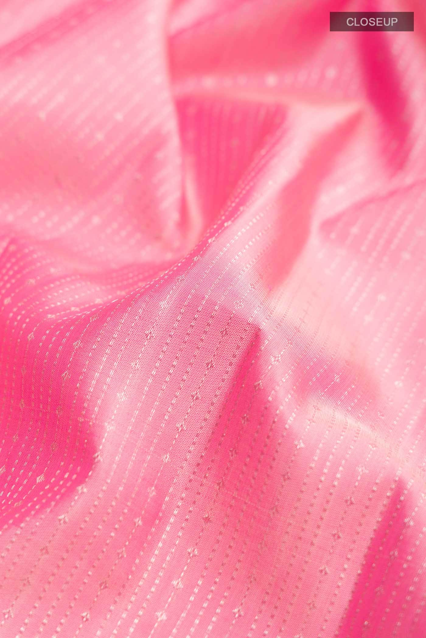 Pink Kanchipuram Silk Saree