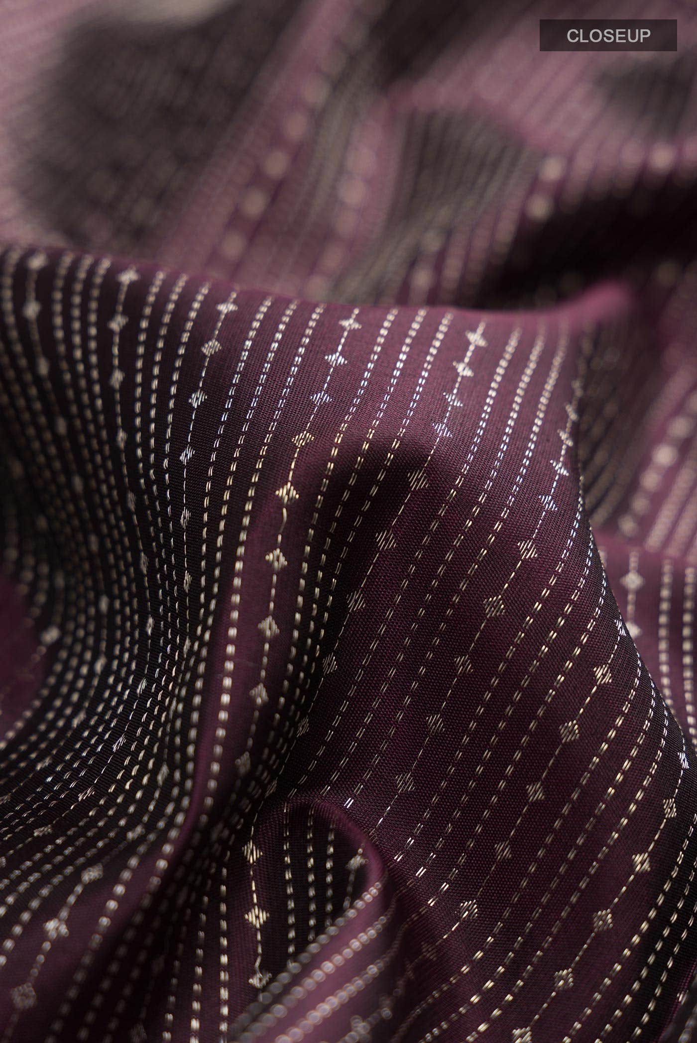 Brown Kanchipuram Silk Saree