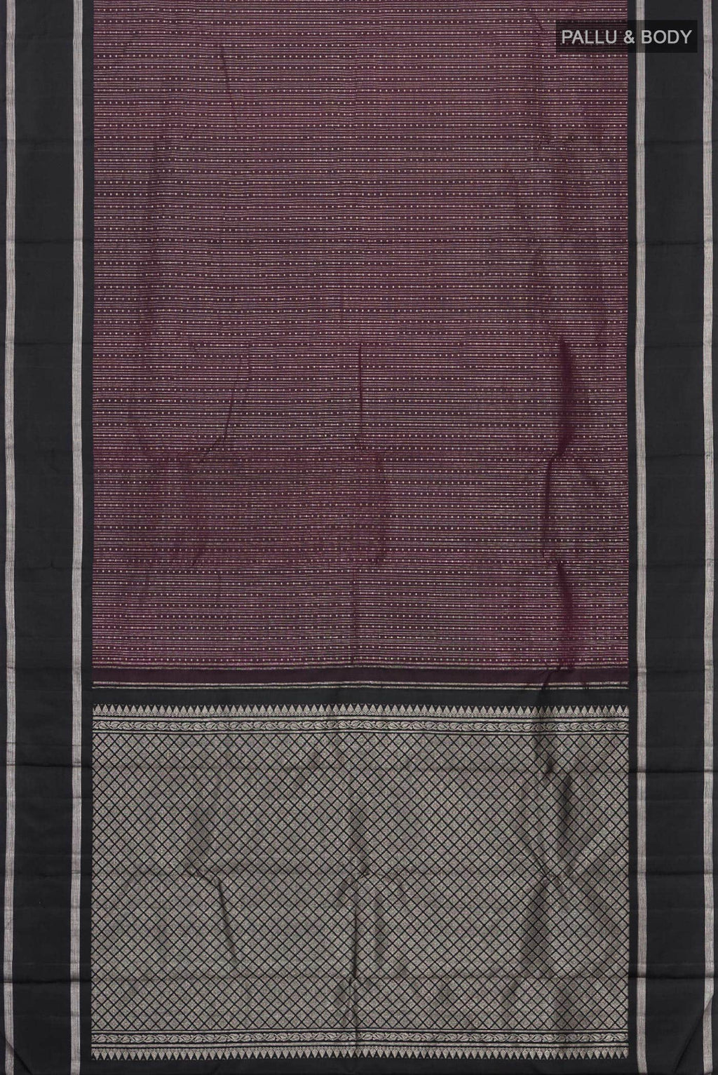Brown Kanchipuram Silk Saree