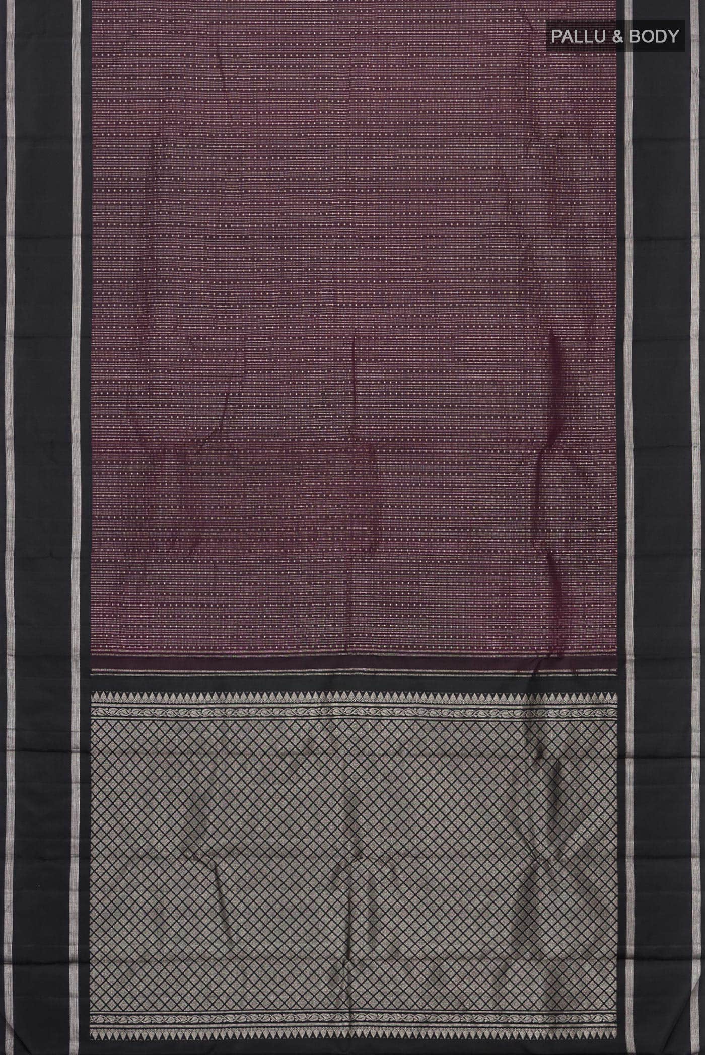 Brown Kanchipuram Silk Saree