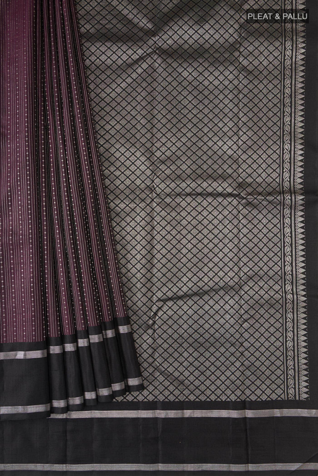 Brown Kanchipuram Silk Saree