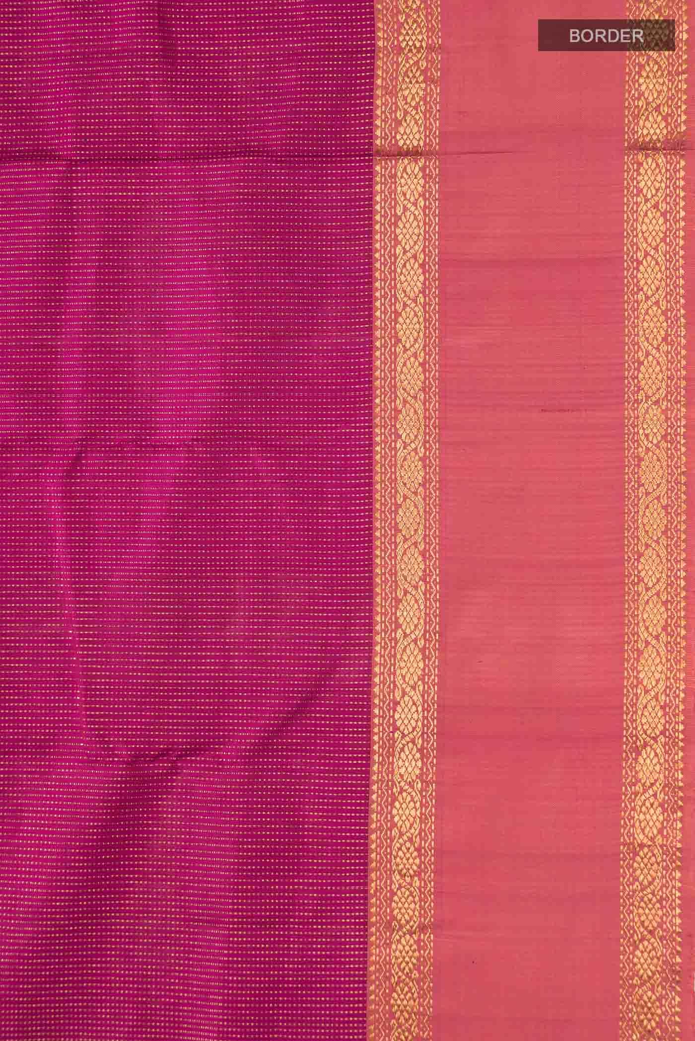 Pink Kanchipuram Silk Saree