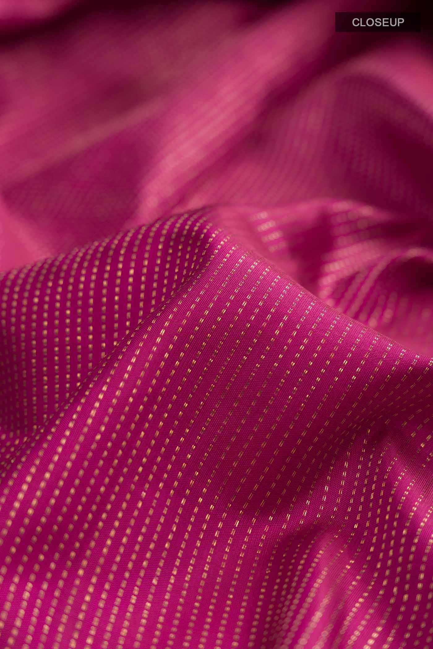 Pink Kanchipuram Silk Saree