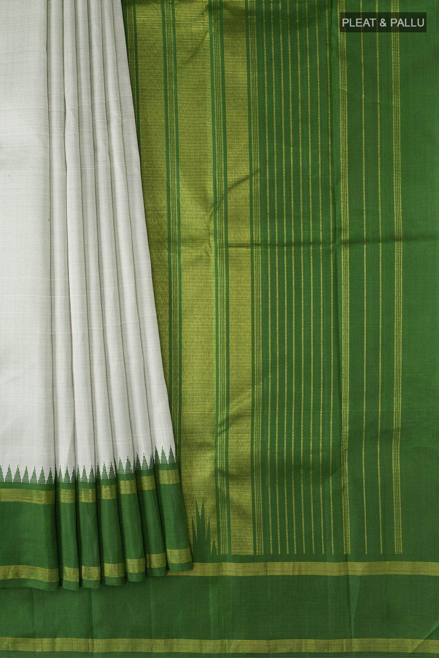 Light Green Kanchipuram Silk Saree