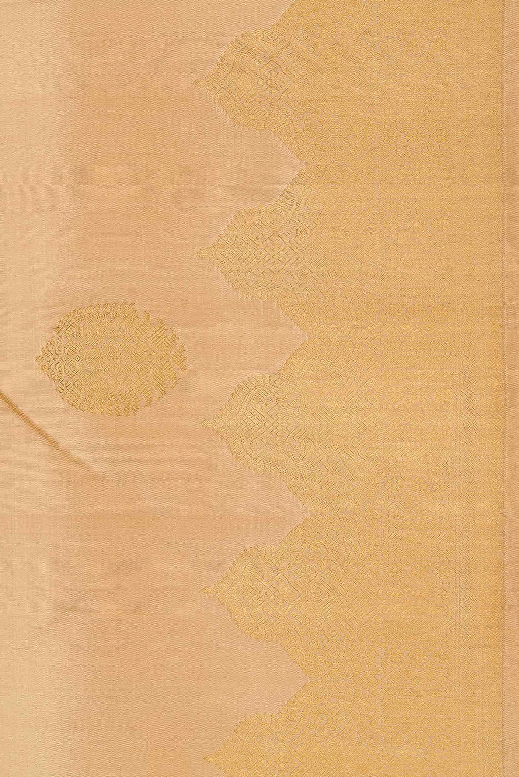 Gold Dual Tone Kanchipuram Silk Saree