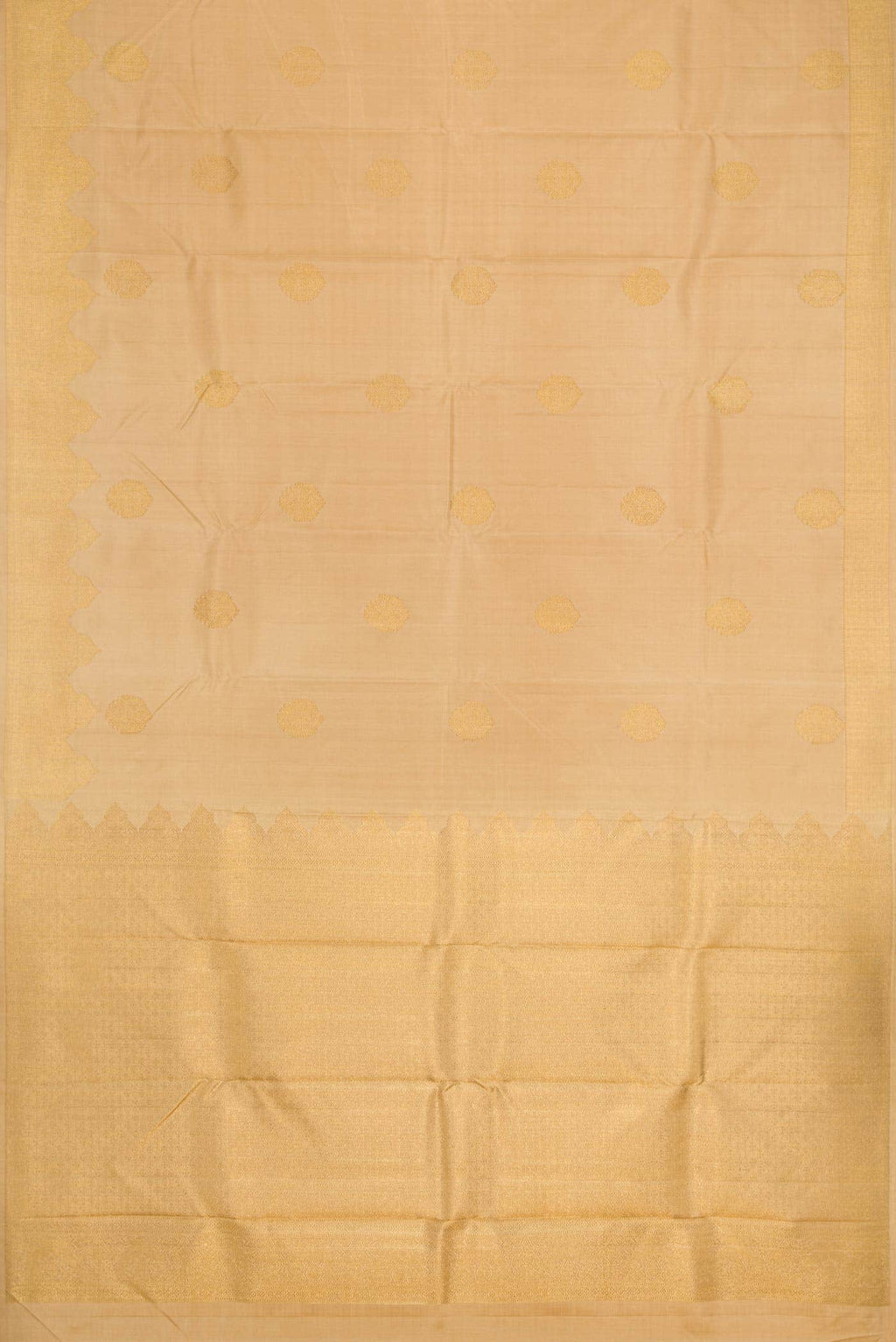 Gold Dual Tone Kanchipuram Silk Saree