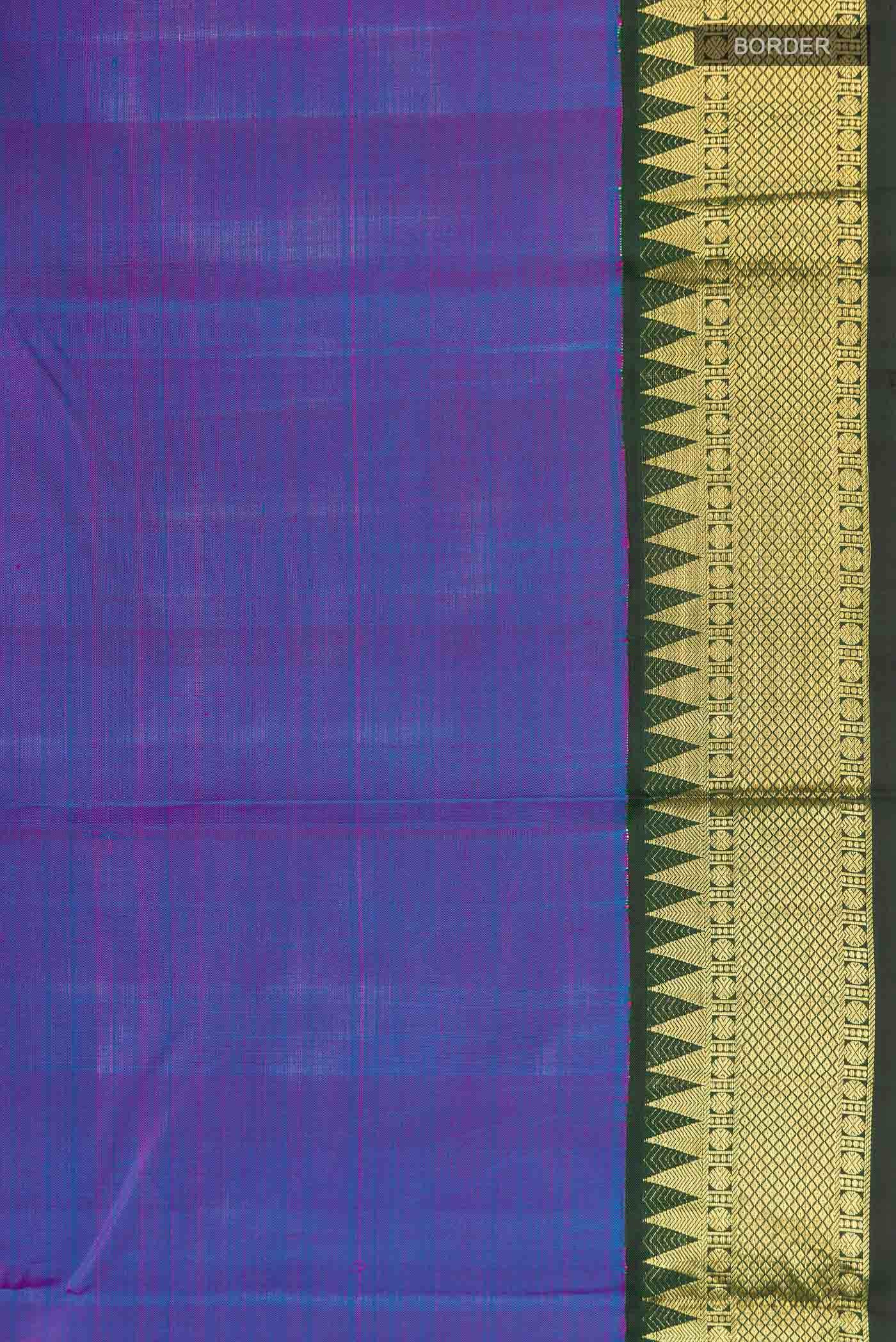 Purple Kanchipuram Silk Saree