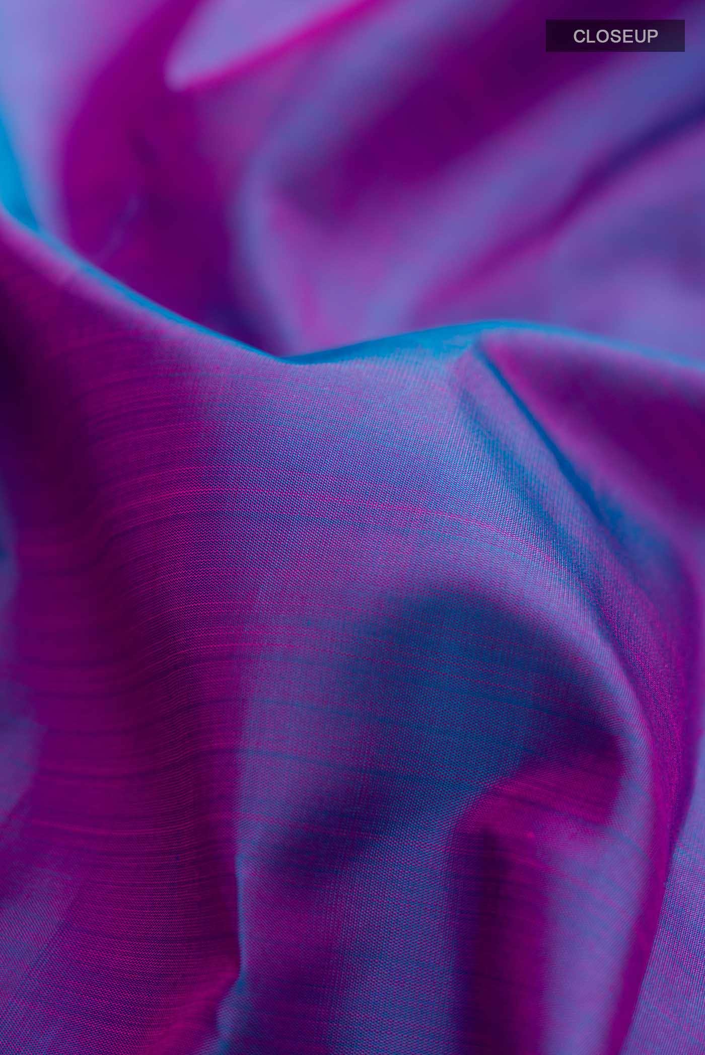 Purple Kanchipuram Silk Saree