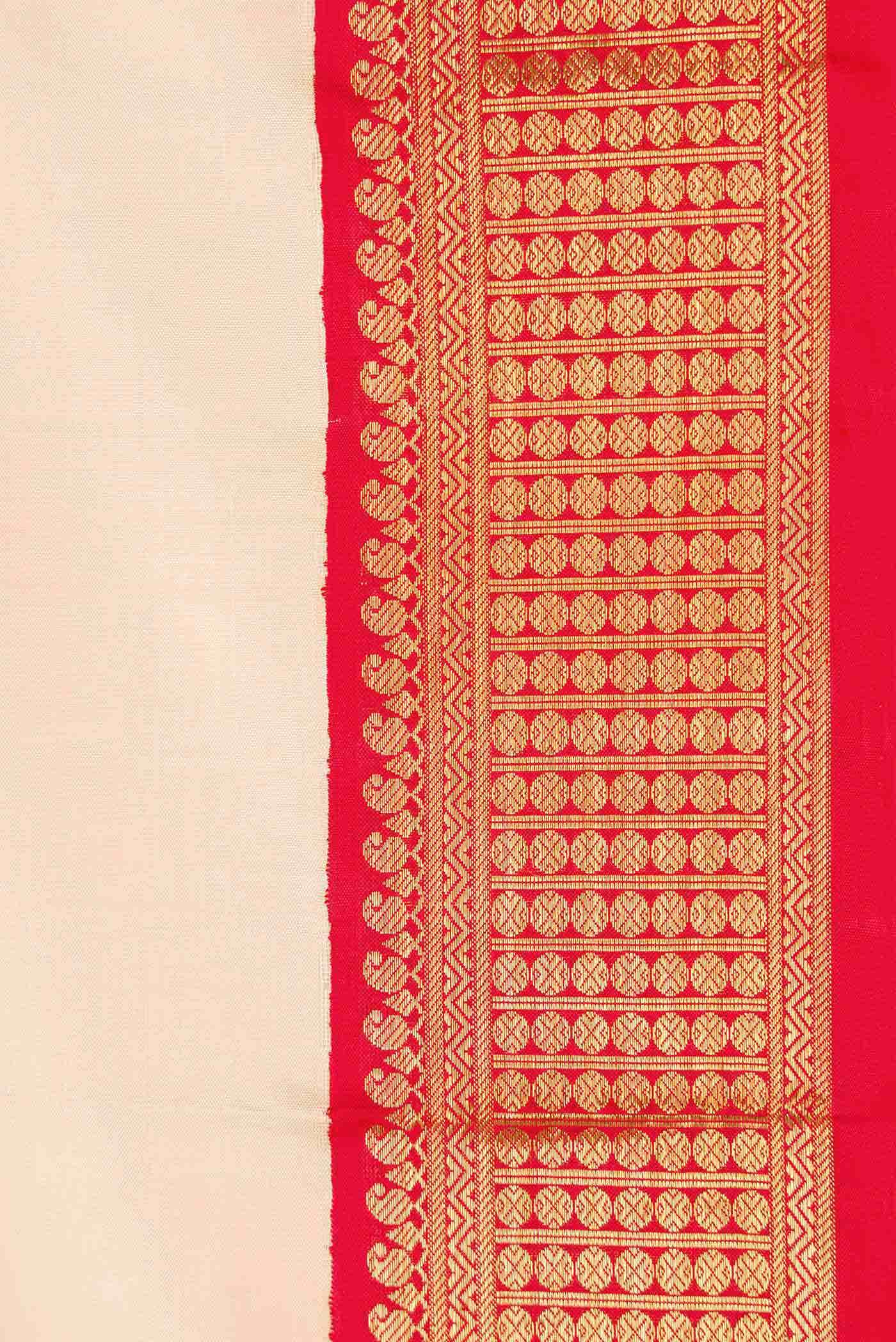 Sandal Dual Tone Kanchipuram Silk Saree