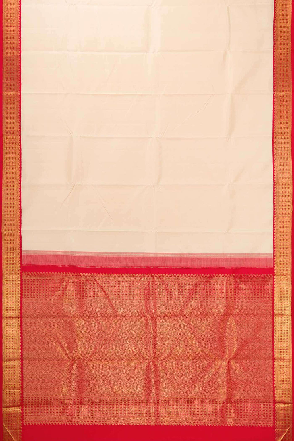Sandal Dual Tone Kanchipuram Silk Saree